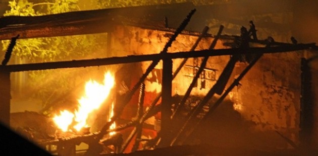 Osmaniye'de işyeri yangını