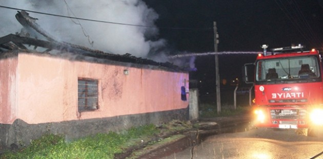 Osmaniye'de ev yangını