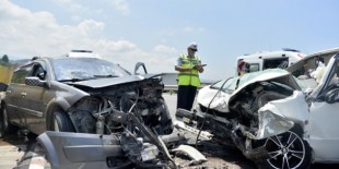 Düzce'de kaza: 6 yaralı