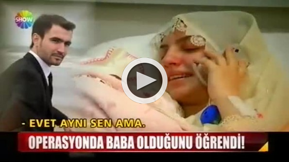 Operasyonda baba olduğunu öğrendi