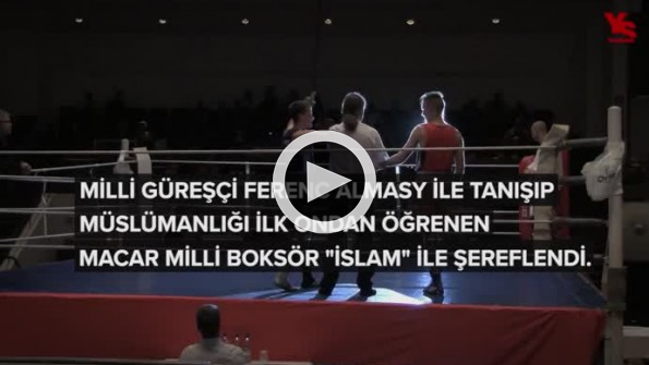 Macar boksörün Müslüman olma anı!