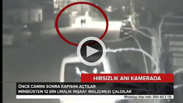 Konya’daki hırsızlık anı kamerada