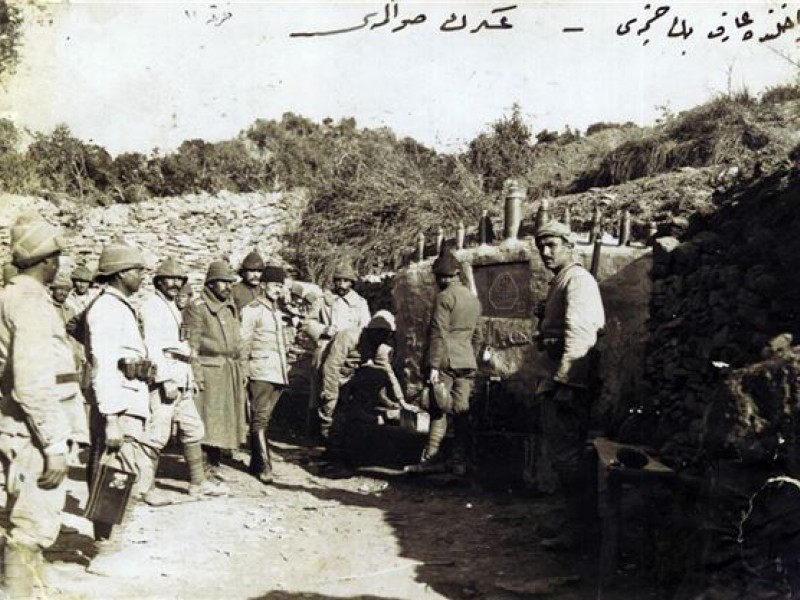 101. yılında Çanakkale muharebelerinden fotoğraflar