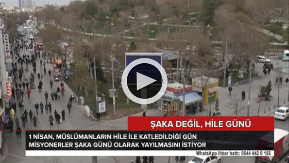 Şaka değil, hile günü!