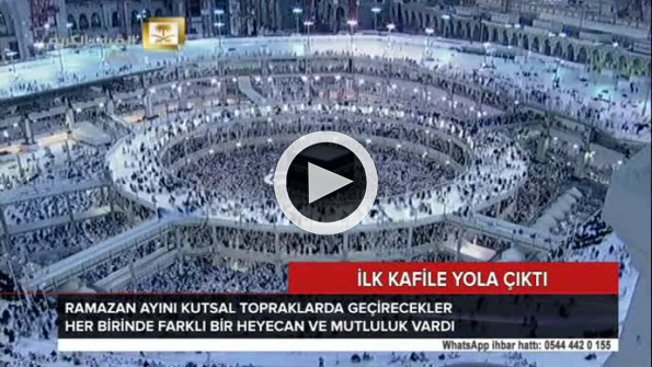 İlk kafile yola çıktı