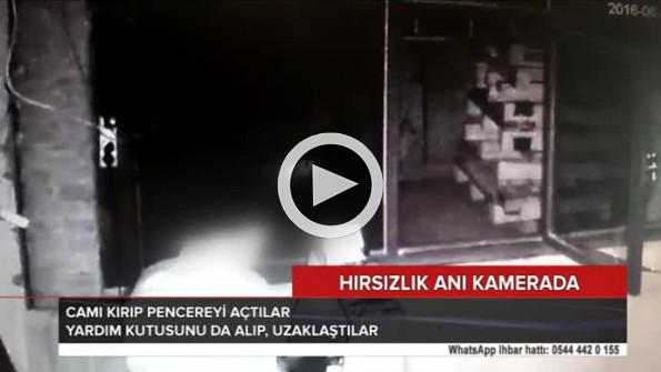 Konya’da hırsızlık anı görüntülendi!