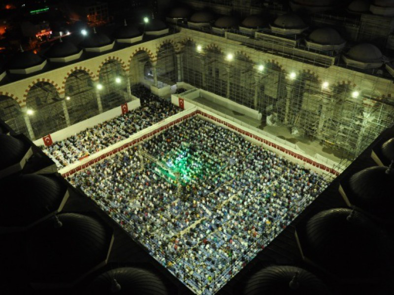 Çamlıca Camii’nde ilk namaz