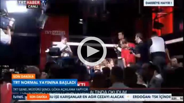 TRT normal yayına döndü