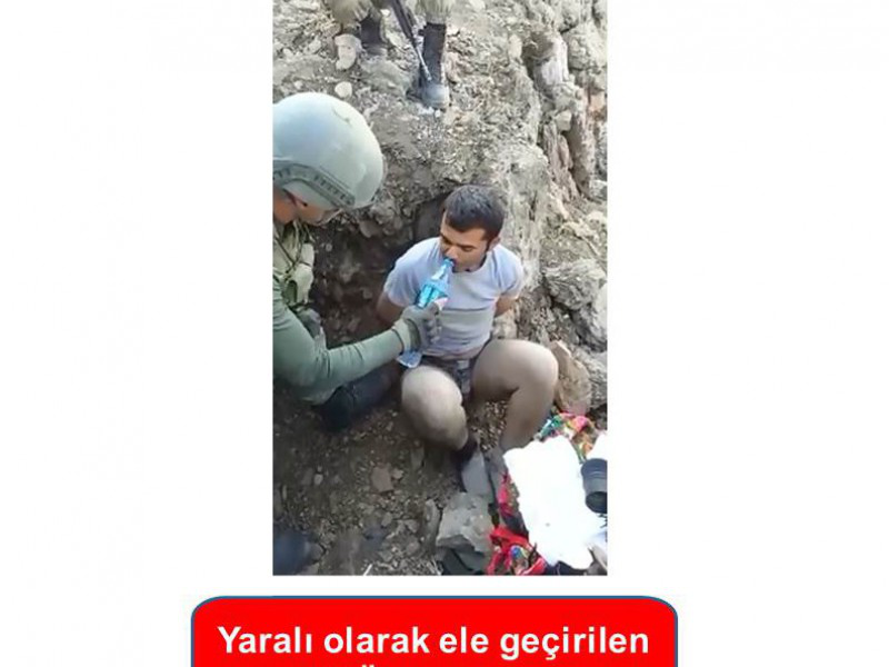 Yaralı PKK’lı böyle yakalandı