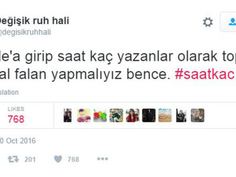 Saat Kaç tweet’leri sosyal medyayı salladı