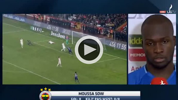 Moussa Sow çıldırdı