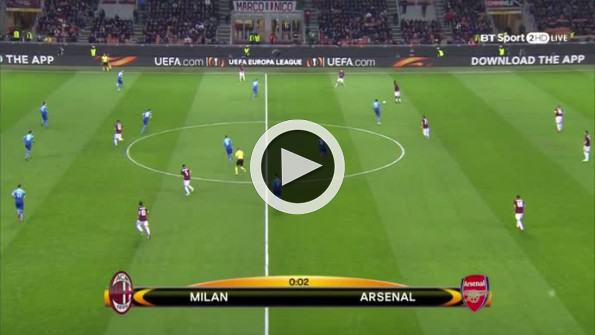 Milan 0-2 Arsenal (Geniş Özet)