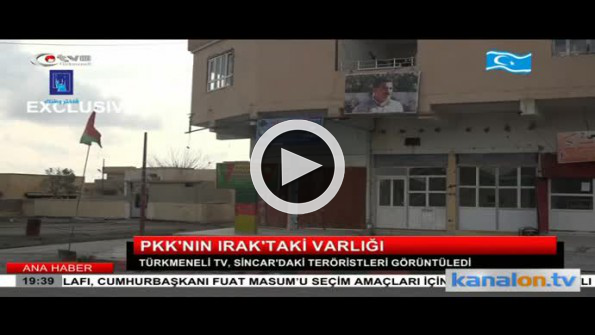 Türkmeneli TV, terör örgütü PKK’nın Sincar’daki kamplarını görüntüledi