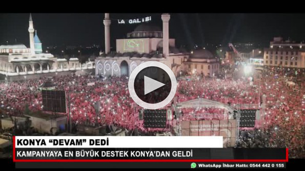 Konya ’Devam’ dedi