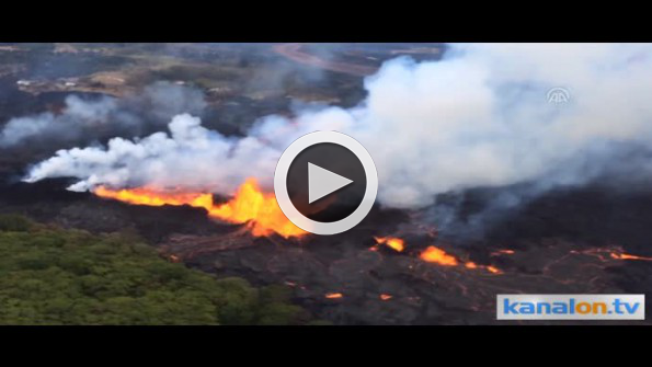 Kilauea Yanardağı lav püskürtmeye devam ediyor