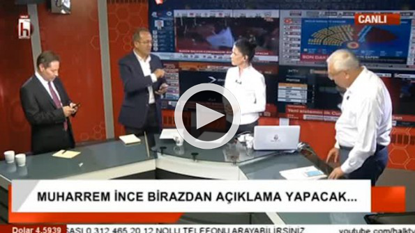 İnce ’Adam kazandı’ dediğinde Halk TV’de bakın neler oldu